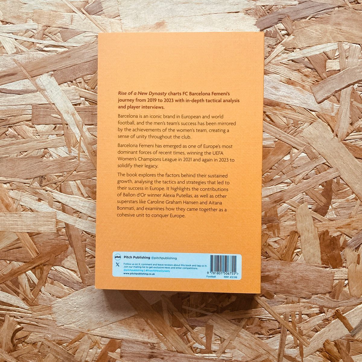 𝐑𝐄𝐒𝐓𝐎𝐂𝐊 | RISE OF A NEW DYNASTY by <a href="/KunAbd/">Abdullah Abdullah</a>

Charts <a href="/FCBfemeni/">FC Barcelona Femení</a>'s journey from 2019 to 2023 with in-depth tactical analysis and player interviews. with a foreword by <a href="/lawson_sv/">Sophie Lawson</a>
.
<a href="/PitchPublishing/">Pitch Publishing 📚 Sports Books</a> @FCBFemeniFR <a href="/BarcaFem/">Barça Femení</a>

🛒 stanchionbooks.com/products/rise-…