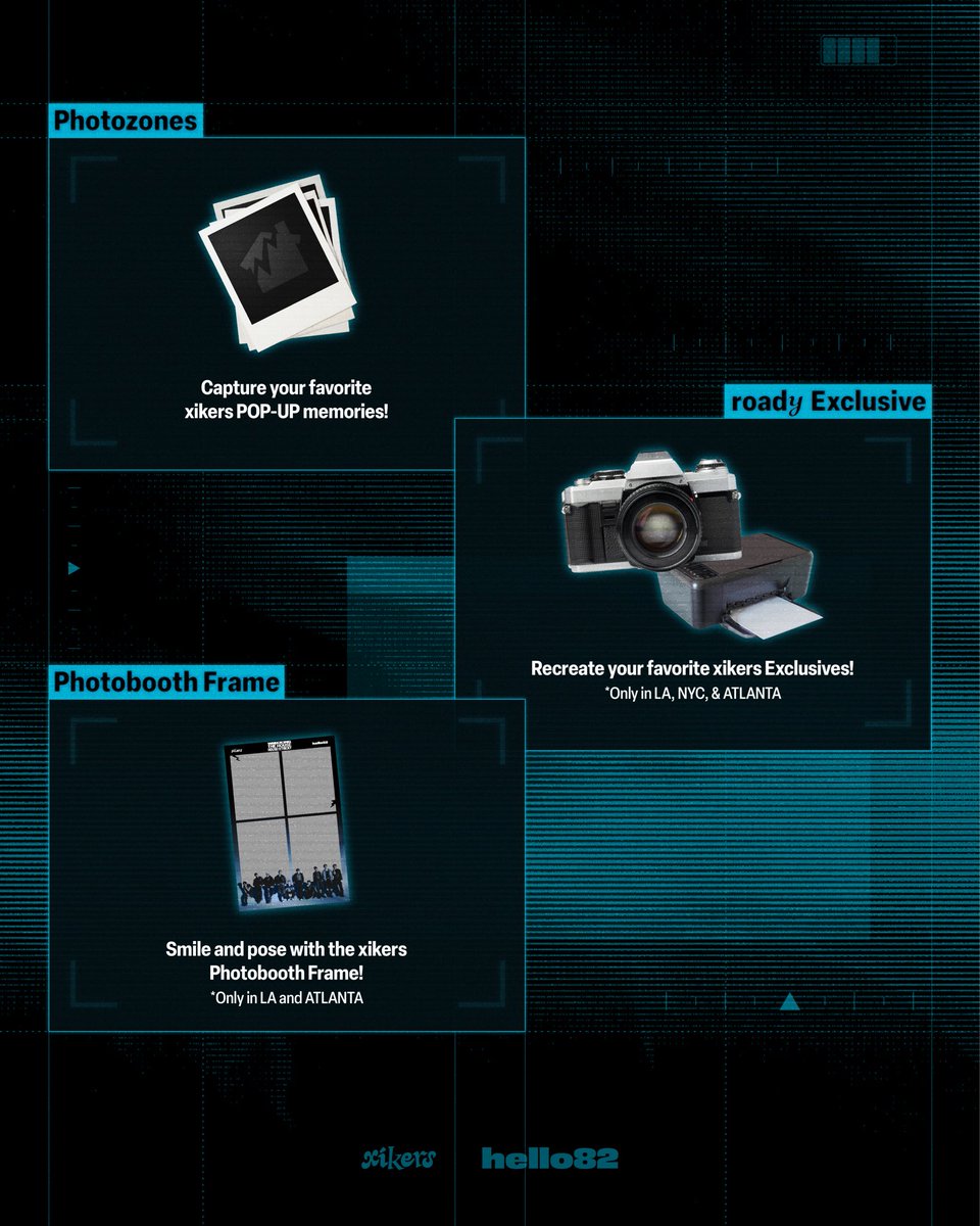 hello82official's tweet image. ⚠️ xikers POP-UP ACTIVITIES DETECTED ⚠️
Strike a target on your calendar, so you don’t miss this ICONIC weekend!

🗓️ 10/31 - 11/2 | 10AM - 4PM (Local Time)
📍 @hello82LA 
📍 @hello82NYC 
📍 @hello82ATLANTA 
📍 @hello82SANDIEGO 
📍 @hello82BERLIN 
*31 October - 1 November, 11AM -…