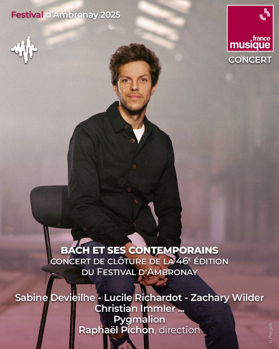 Pygmalion et Raphaël Pichon referment l'édition 2025 du Festival d'Ambronay dans un feu d'artifice vocal ! De Schütz à Bach, et de nombreux contemporains du Cantor de Leipzig, avec Sabine Devieilhe, Lucile Richardot et Christian Immler...
➡️ l.francemusique.fr/34d