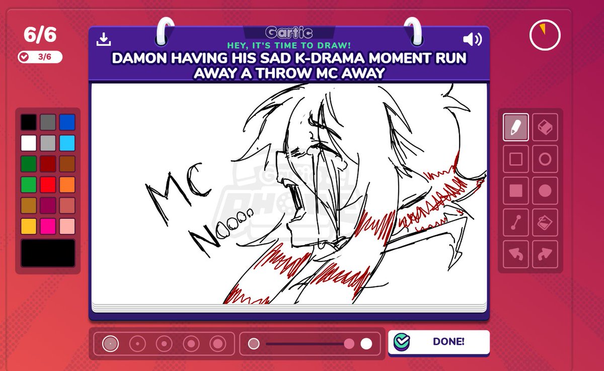 0verduePaper's tweet image. Something I drew in gartic phone with the broken colors server
#brokencolors #Br0kenColorsDamon #Brokencolorsmeme #Damon #Art