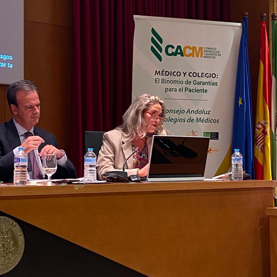 CACM_Andalucia's tweet photo. Mª José Parejo Guzmán, Profesora Titular (acreditada a Catedrática) de la Universidad @pablodeolavide.
La convergencia entre avances científicos e #lA está llevando a un modelo de salud más preventivo, personalizado y accesible. https://t.co/sh90mlY2Jw