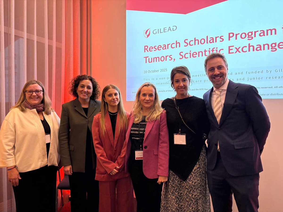 👏 Enhorabuena <a href="/MartaPerachino/">Marta Perachino</a> ‼️ La investigadora del Grupo #MamaVHIO recibe la primera beca del <a href="/GileadSciences/">Gilead Sciences</a> Research Scholars Program otorgada en España. 

El proyecto INSP3KTION busca entender mejor cómo se desarrolla el #CáncerDeMama ➡️ linke.to/INSP3KTIONGile…