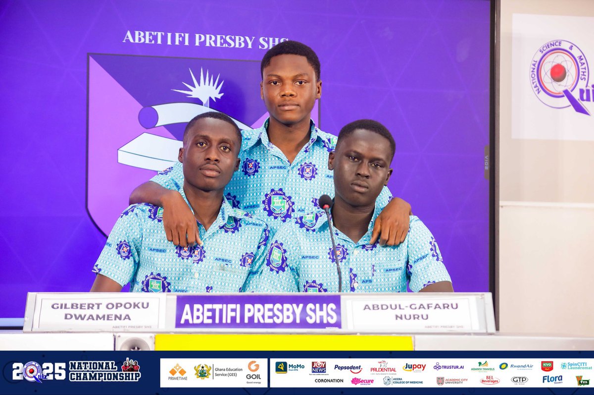 AsaaseAban_'s tweet photo. St. Peter’s School ✅
Mpraeso Senior High ✅
Abetifi Presby Senior High ✅

Kwahuman is well represented in the NSMQ quarterfinals. 👏 https://t.co/xbMu92fSQz