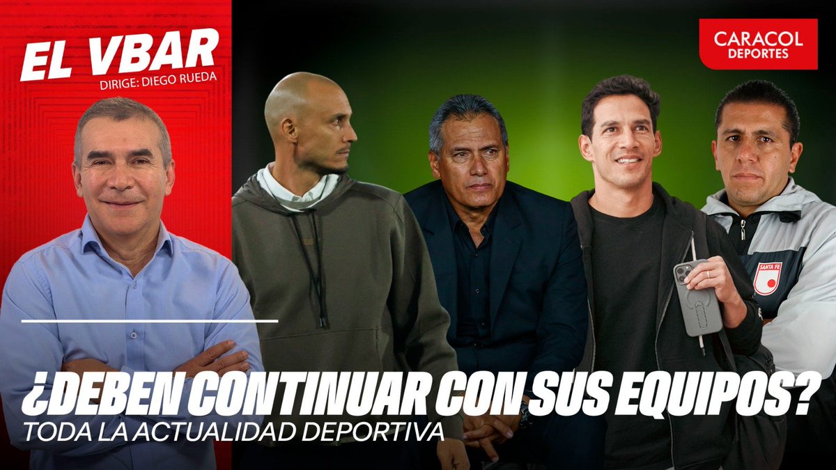 🎙️¡Ya inicia #ElVBarCaracol! CON <a href="/diegonoticia/">Diego Rueda</a>, <a href="/licheduran/">Liche Durán</a>, <a href="/LauraXimena_7/">Laura Ximena DM</a>, <a href="/tiagoaristi/">tiagoaristi</a>, <a href="/andresdiaz9/">Andrés Felipe Díaz</a>, <a href="/joseperiodista/">Jose Alberto Ortiz R</a>, <a href="/elmago_b/">Mauricio Gómez Buriticá</a>, <a href="/camiloapinto/">CAMILO PINTO</a>, <a href="/luisgcocogomez/">EL COCO GÓMEZ</a> 

🔥LA FRASE DEL DÍA: "A esta hora, en un 80% Dudamel se va del Pereira"

📻En VIVO: acortar.link/WThFRZ