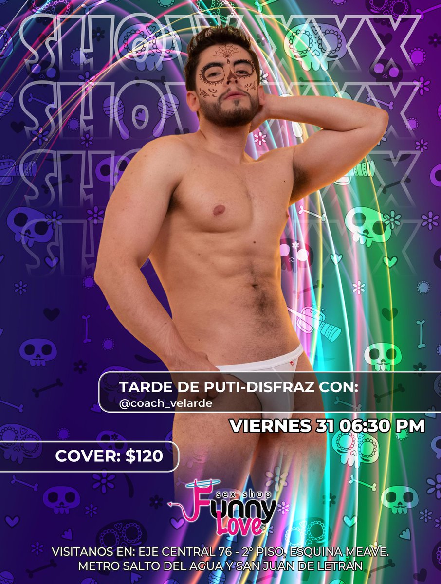 🔥☆𝗦𝗛𝗢𝗪 𝗦𝗢𝗟𝗢 𝗣𝗔𝗥𝗔 𝗘𝗟𝗟𝗢𝗦☆🔥
                      <a href="/Funny_MXXX/">Cabinas Funny MX</a>
    - VIERNES 31 DE OCTUBRE 6:30 PM-
       ☆- 𝗦𝗧𝗥𝗜𝗣𝗣𝗘𝗥 𝗘𝗦𝗧𝗘𝗟𝗔𝗥-☆
                     ✨️<a href="/coach_velarde/">Carlos Velarde</a>
Tarde de Puti-Disfraz con Este Rico Chacal Vergon con su Show Muy Erótico.