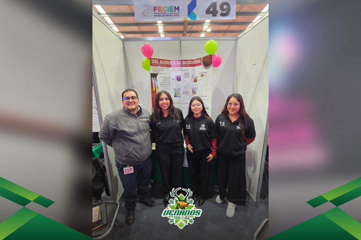 TESSFP_Edomex's tweet image. 💡 Estudiantes del #TESSFP participan en la Feria de Ciencias e Ingenierías del Estado de México, impulsando proyectos de innovación y desarrollo tecnológico que promueven la vocación científica. 👏
#OrgulloVenado 🦌 #FECIEM #Ciencia #Tecnología #Innovación