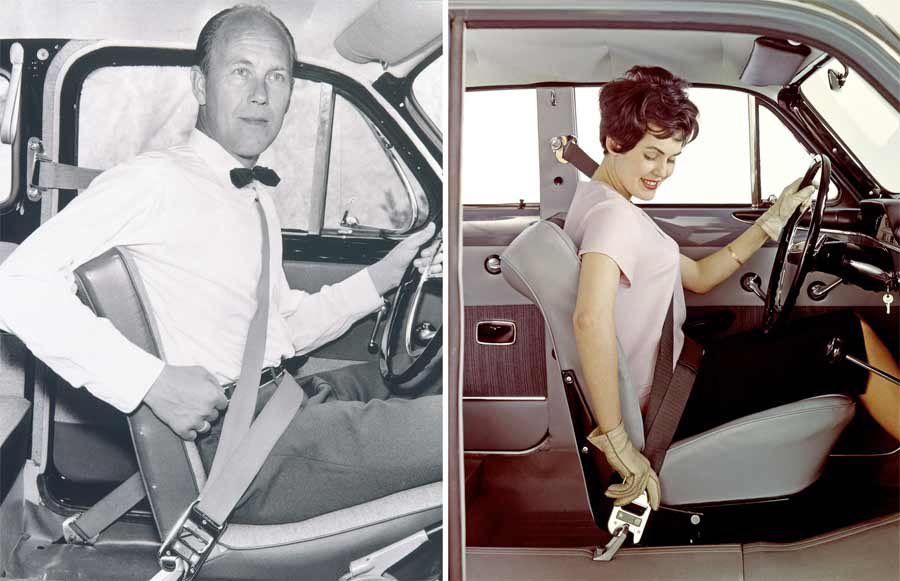 stats_feed's tweet photo. Volvo perfected the modern 3-point seatbelt in 1959 and instead of profiting, they opened the patent to the world. 

It’s considered one of the greatest acts of corporate responsibility ever. https://t.co/HFjGd10RTz