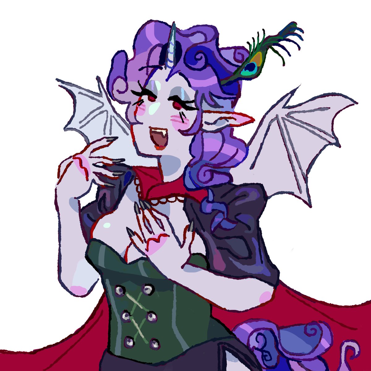 Drew this vampire rarity :P