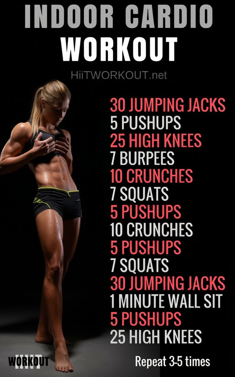 bodyhiitworkout's tweet image. 30 Minute Cardio Workout at Home 
#hiitworkout #homeworkout #burnfat #StrengthTraining