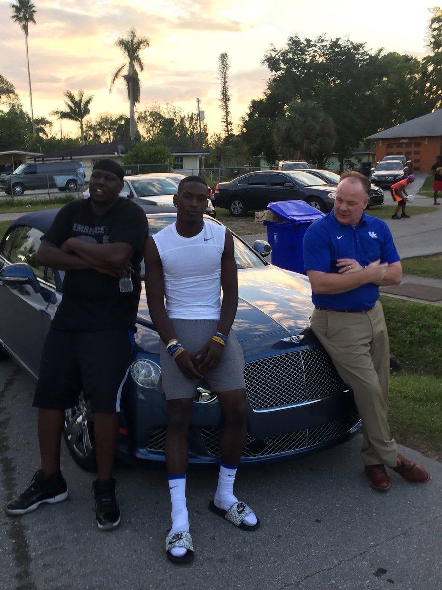 Bentley to a recruiting visit?  Where have I seen that desperate move before… oh yeah!