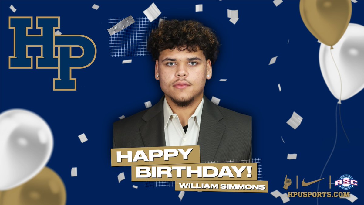 HPUFootball's tweet image. Help us wish William Simmons a happy birthday! 🎉

#StingEm
#TearOffTheRoof