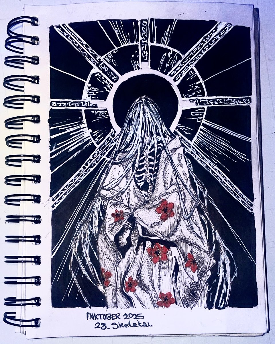frey4sart's tweet photo. Inktober days 25-28 !!!

3 more days to go!!! Can’t believe I made it this far on my first Inktober :)

My favourite of this lot is either day 25 or 28 🖤

#inktober #Inktober2025 https://t.co/ntrTEBUaiT