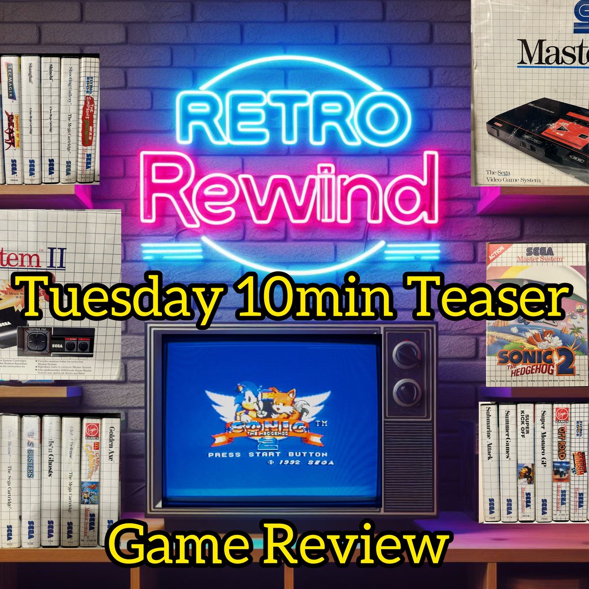 Tuesday/Thursday 10min Teaser Ep206 - Sonic 2 #mastersystem #gaming #ret... youtu.be/TPuGgwcfJac?si… via <a href="/YouTube/">YouTube</a>