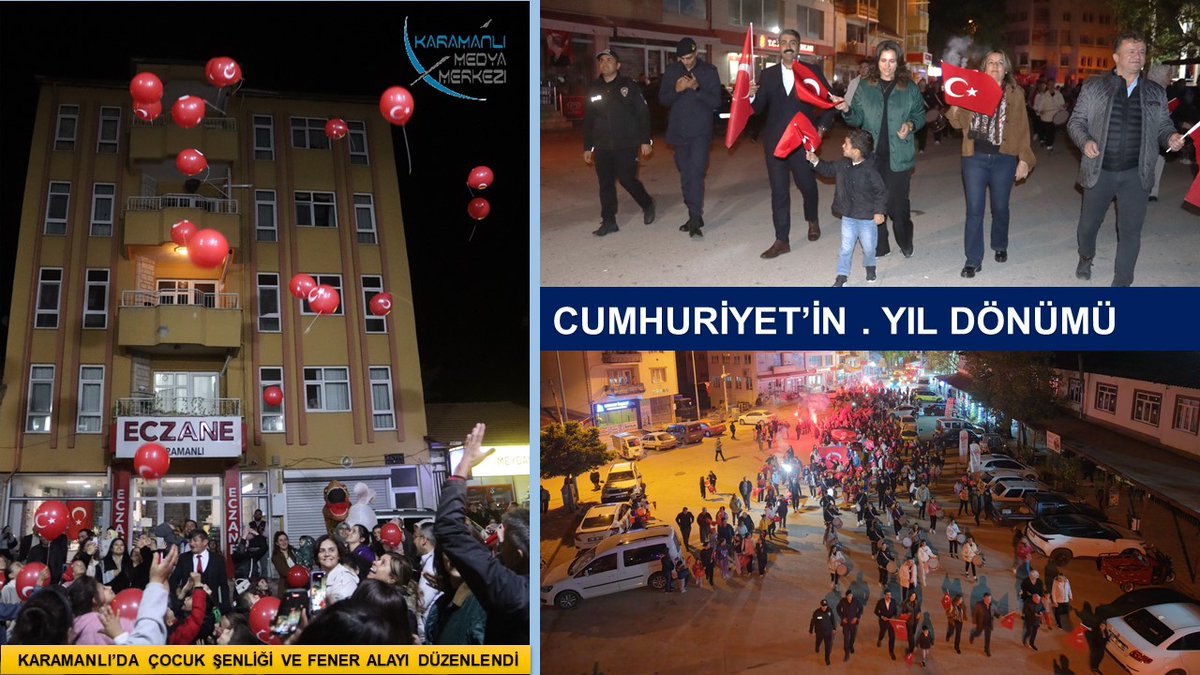 KARAMANLI'DA ÇOCUK ŞENLİĞİ VE FENER ALAYI DÜZENLENDİ karamanlihaber.com/2025/10/28/kar…