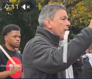 “No Kings" leftist Moises Bernal who called on leftists to "grab a gun" and SH00T ICE agents has been FIRED from his job in the Chicago City Colleges system.

Good now arrest him!

Is that a stick in the guy to the left of him.

General Warz