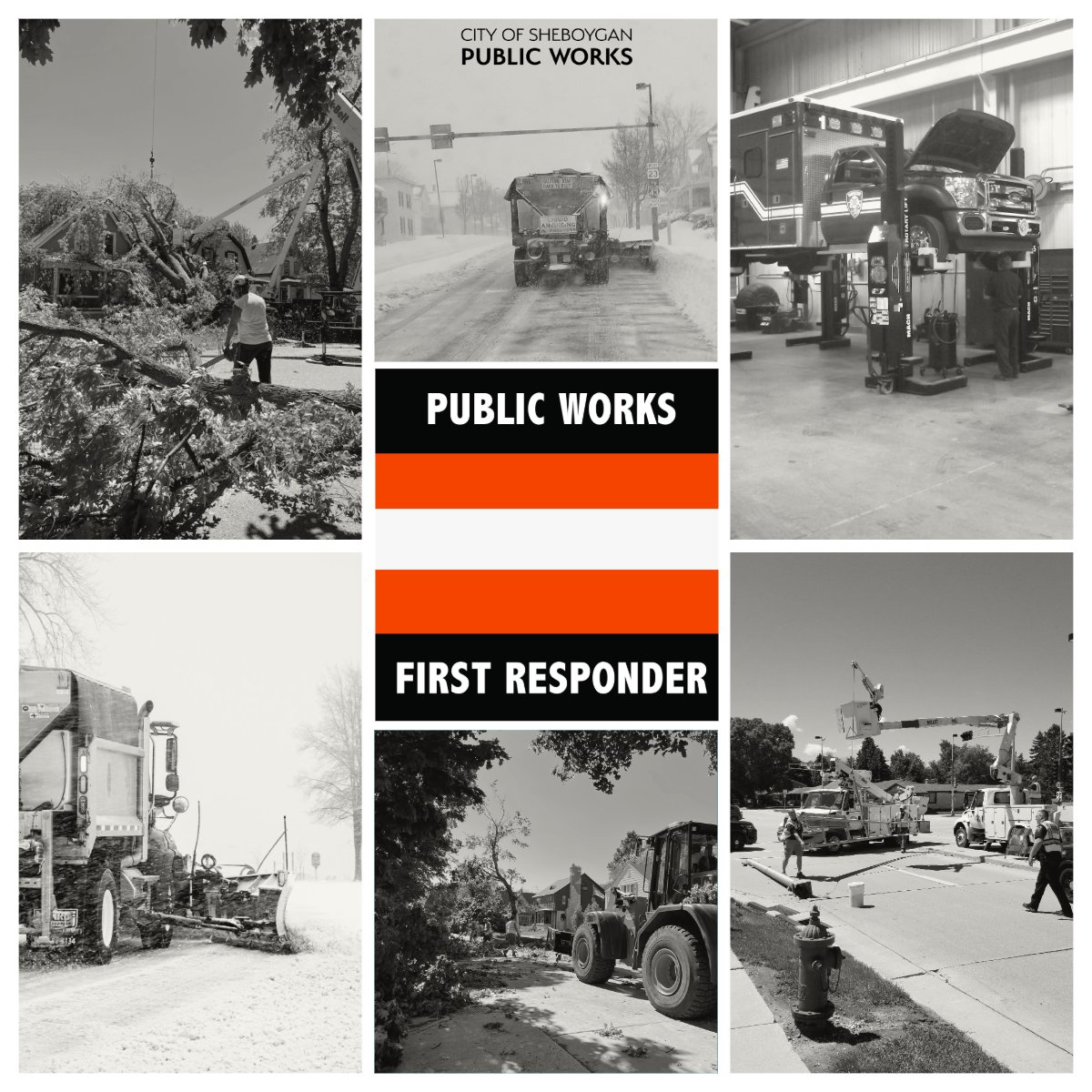 🚧🚛🦺 For National First Responders Day, we’d like to show you how the City of Sheboygan Department of Public Works provides vital support to emergency response partners, helping protect and restore essential services following an emergency situation.

#FirstResponders #NFRD