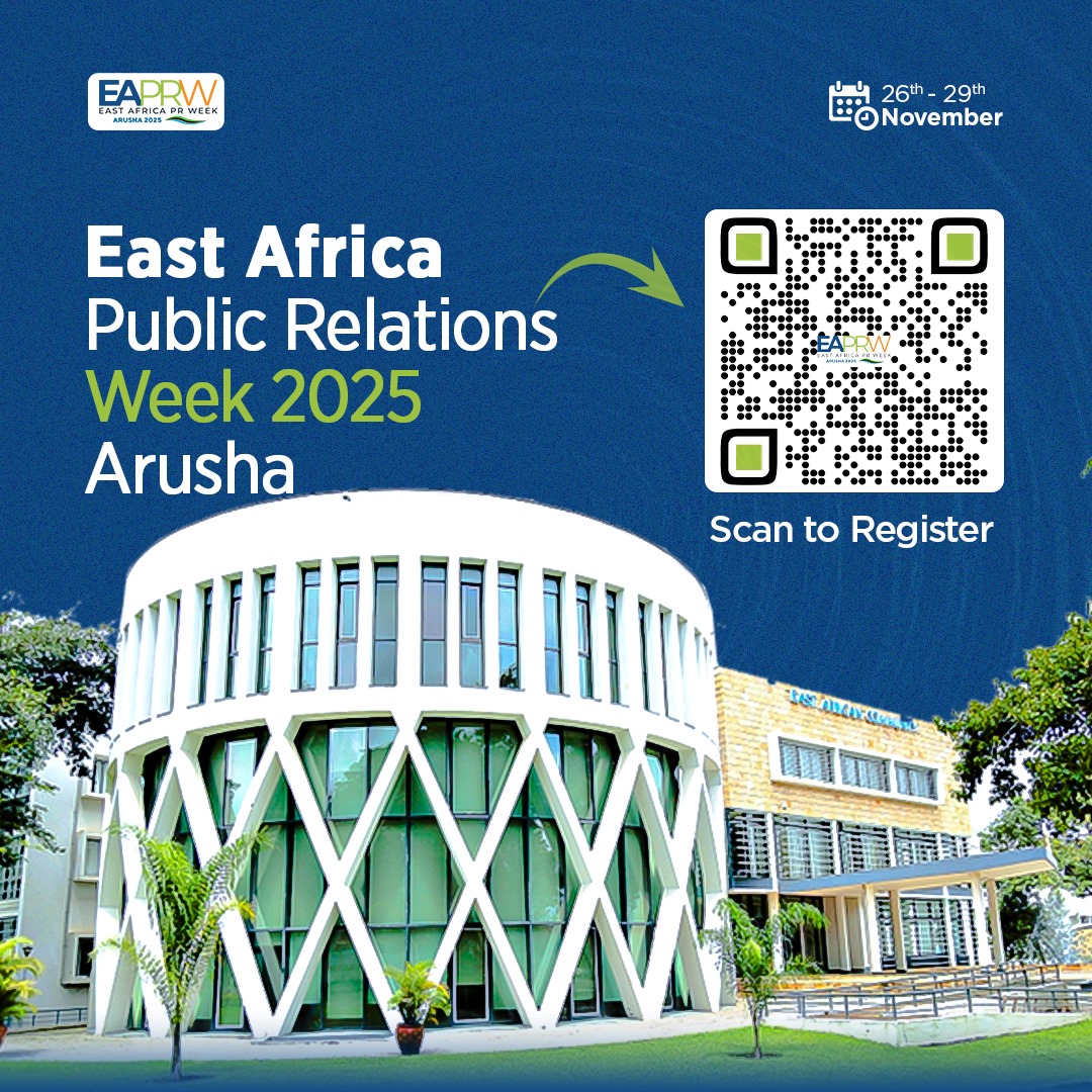 Scan or Click eapra.org/delegate-regis…  to register for 4th East Africa Public Relations Week, 2025.

#Comms #PR #EAPRW2025 #Projects2025