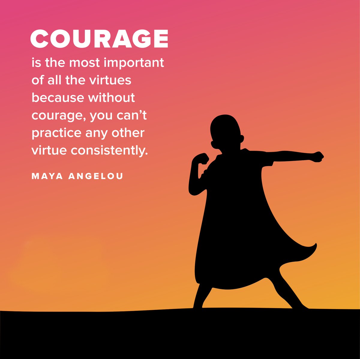 weareequalis's tweet image. &quot;Courage doesn&apos;t always roar. Sometimes, courage is the quiet voice at the end of the day that says, &apos;I will try again tomorrow&apos;&quot; by Mary Anne Radmacher. #couragetochange #CourageAndGrace #InspireUnity #ArtForJustice #VoicesForChange equal.is