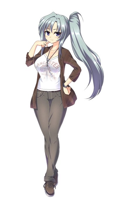 先日私が着てた服をセラリアに着せて見ました。
五分袖のロングカーディガン、Vネックのシャツ、グレーのデニム。
結構似合ってるかも。
かっこいいんじゃないかな。
#OC 