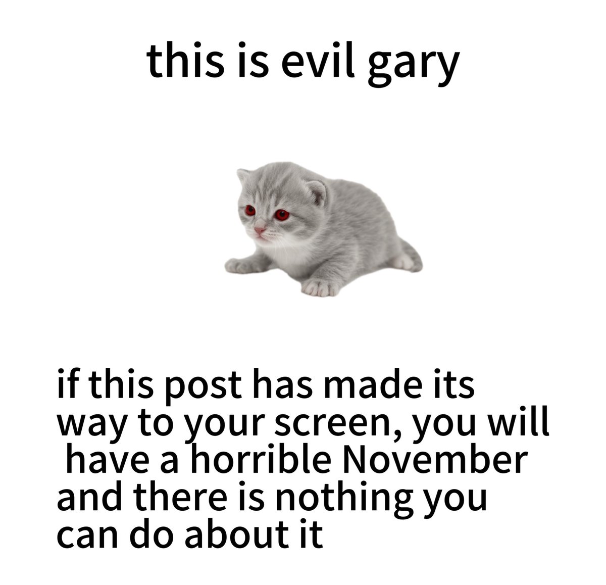 evil gary tweet media