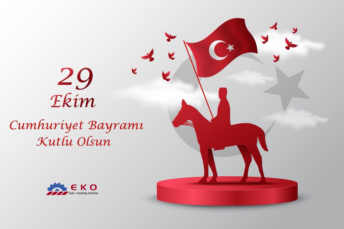 29 Ekim Cumhuriyet Bayramımız kutlu olsun......
#Ekoroast #Ekofi #KMSMachine