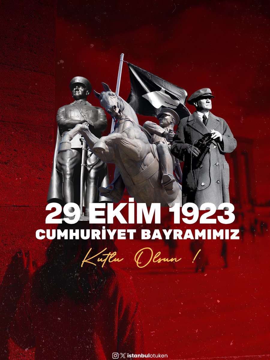 Türk Milletinin 29 Ekim Cumhuriyet Bayramını Kutlarız.

#İstanbulÖtüken #GençAtsızlar #29Ekim1923 #TürkçülerUnutmadı #TürkçülerUnutmaz #BaşbuğMustafaKemalAtatürk
