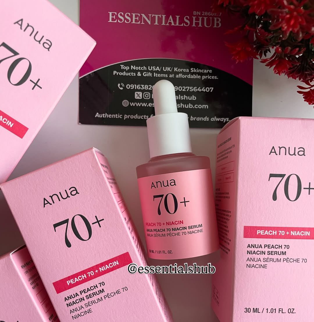 EssentialsHub_'s tweet image. 🍑Say hello to your peachy glow era! 

The Anua Peach Range is here to brighten, hydrate and smooth your skin to juicy perfection🌟

(Product description and Prices in the image description box😉)
