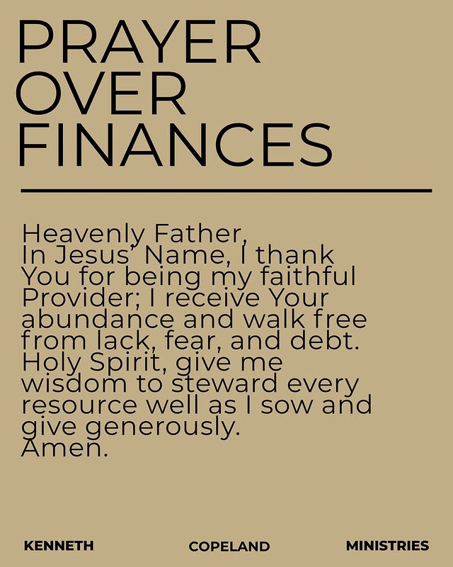 CopelandNetwork's tweet photo. Prayer Over Finances https://t.co/mJcQEeYAkL
