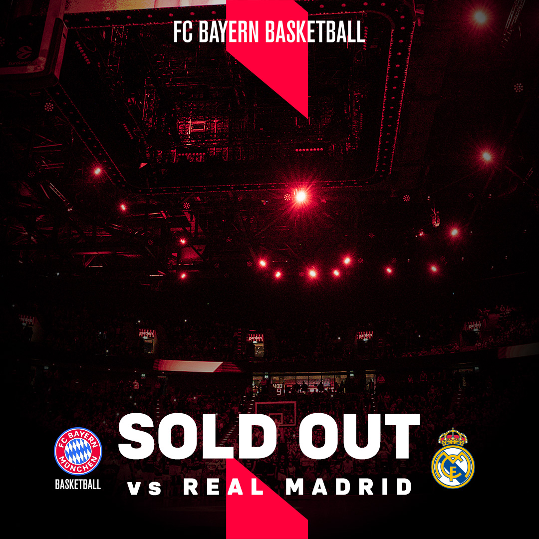 FCBBasketball's tweet photo. We did it once again - sold out @SAPGarden against @RMBaloncesto 🔥

#FCBB #WeBallTogether #BAYRMB @EuroLeague https://t.co/cVulCK0Zxt