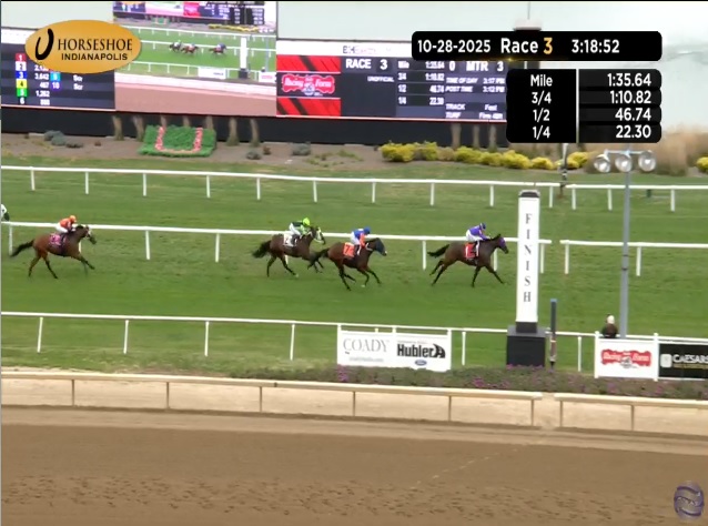 🏆Winner🏆
Another victory for the team of Jane Elliott <a href="/jpelliott95/">Jane Elliott</a> and Governor Ron in the Tuesday race 3 at Horseshoe Indianapolis <a href="/HSIndyRacing/">Horseshoe Indianapolis Race Course</a> for trainer Genevieve Londono‼️ Positive ride Jane‼️🏇🥇💪
#winner #HorseRacing #Congratulations #indiana