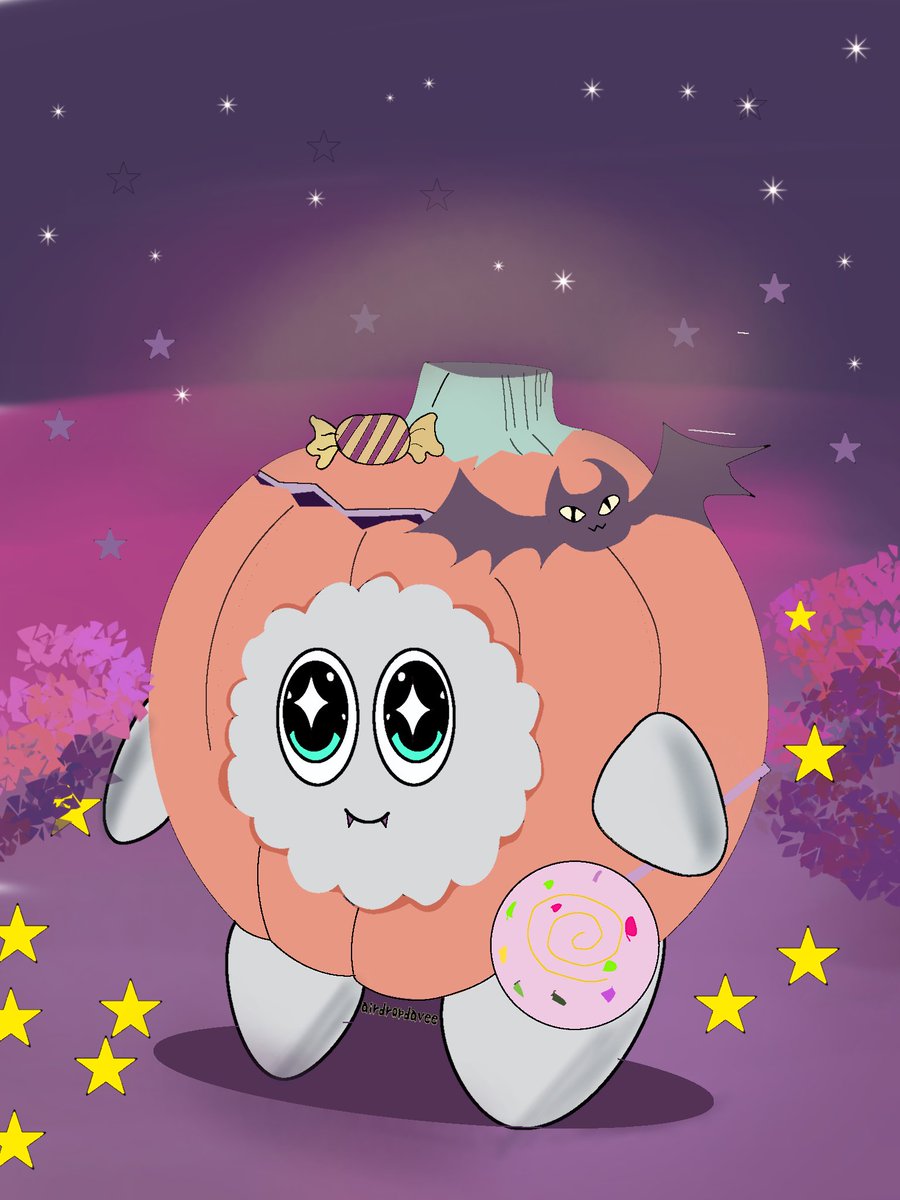 cydavee's tweet photo. Testing out my costumes for the Halloween parade.

This pumpkin suit fits this sprite well don't you think?

Art #3 for my @irys_xyz Halloween series

The journey to Shihan continues 🫡🫡 https://t.co/DQRzPNsMjt