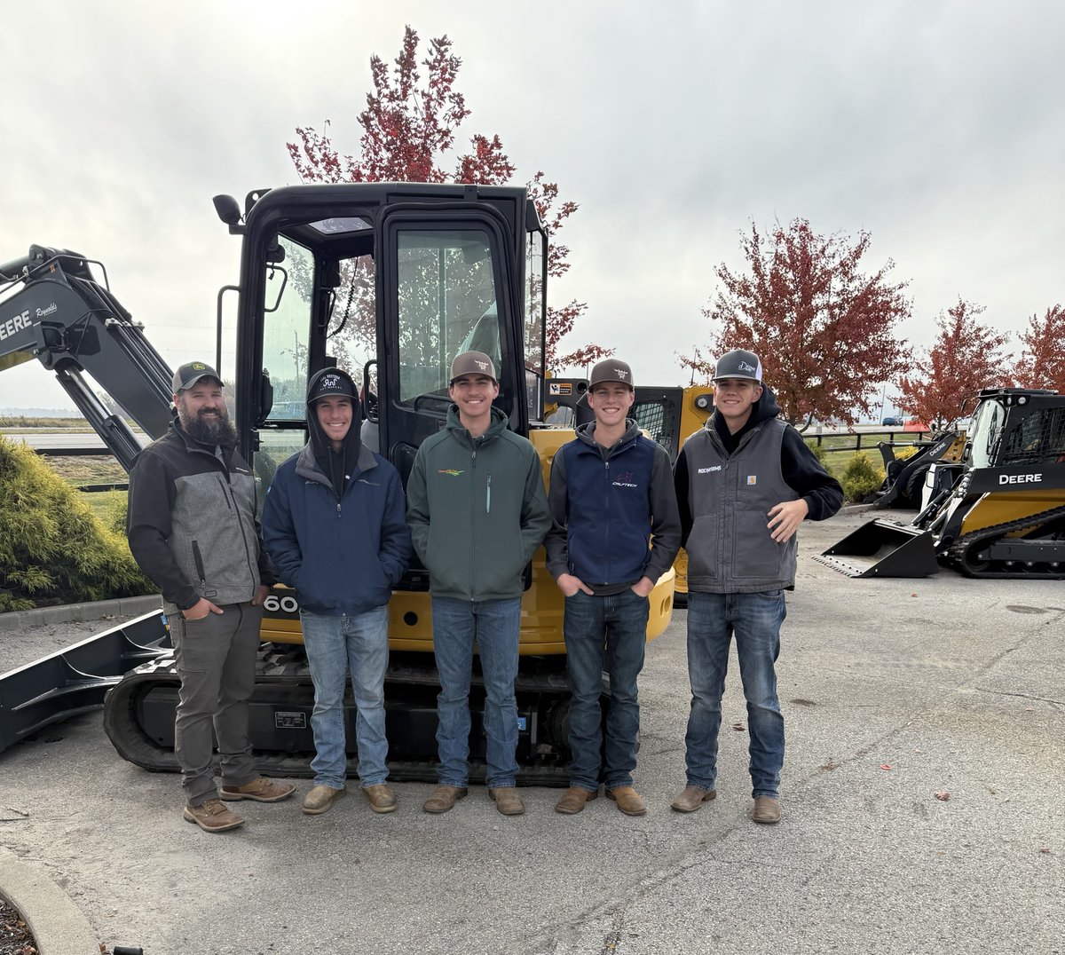 We had the honor of welcoming FFA chapters all the way from California (pictured) and Florida! During their visit, they toured our facility and learned more about our equipment with our Certified Dealer Instructor Program Manager. Best of luck to all FFA members this coming week!