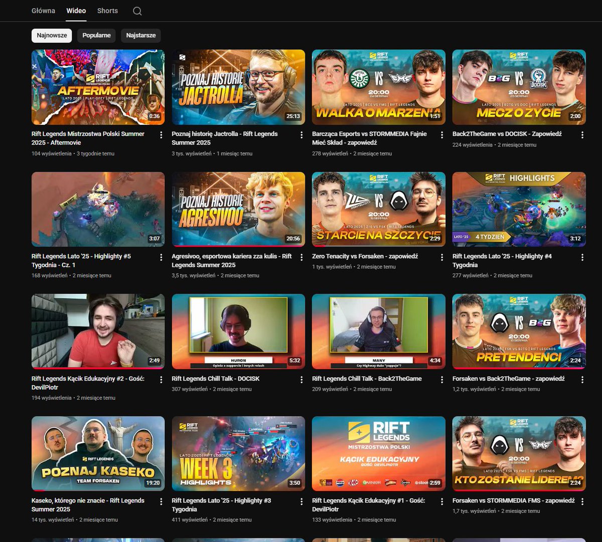 Siemka mam małe zażalenie do <a href="/RiftLegendsPL/">Rift Legends</a> 

czemu na kanale nie ma mojego video o tym czym się zajmuje? :( Wiem, że dużo razy zostało to użyte w trakcie przerw i mogło się znudzić, ale tak ładnie było zmonotwane, że chciałem zobaczyć raz jeszcze....