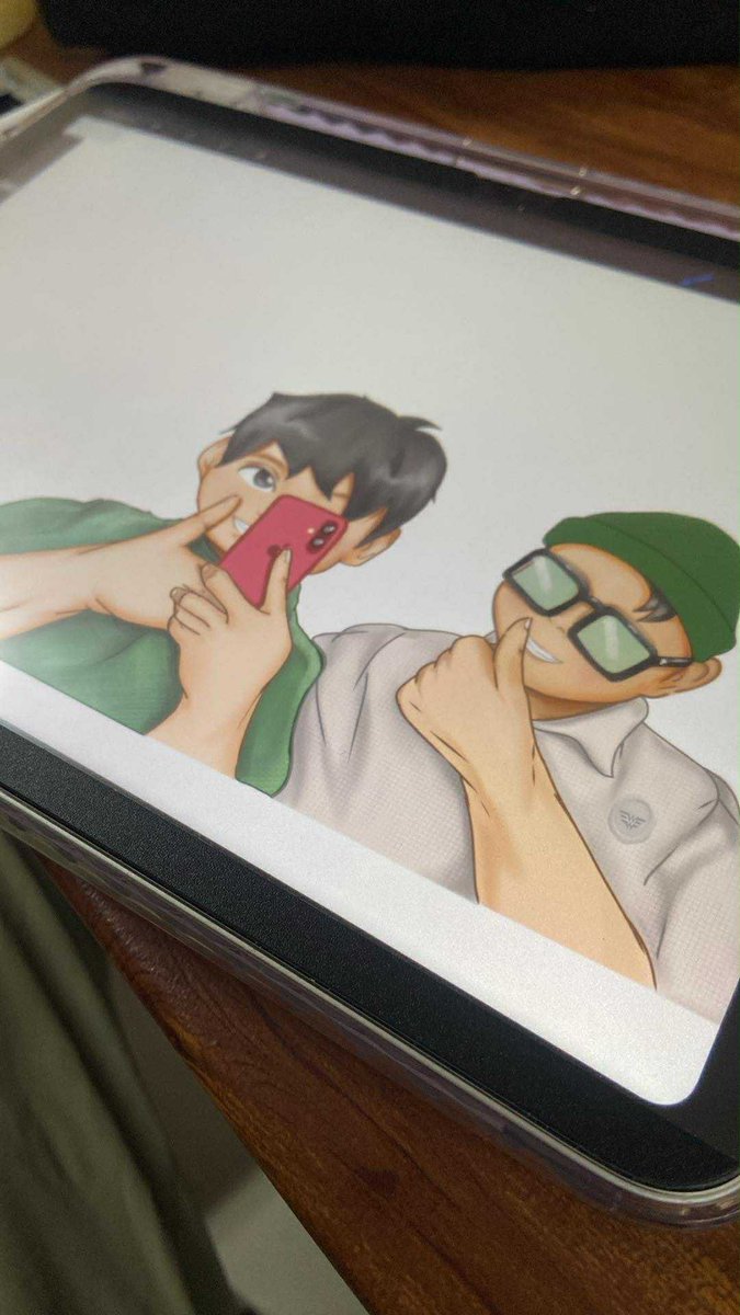 _wiskeyyy's tweet photo. Progress shot🔄💫
#ART #OC #gay #illustration #commissionsopen #illustrationoftheday #artph #cartoonic #digitalartistsoninstagram
#digitalillustrations #digitaldraws #artdaily #artistontwitter #Procreate #characterillustration #characterart #procreateart #painting https://t.co/QI4JfUl6tZ