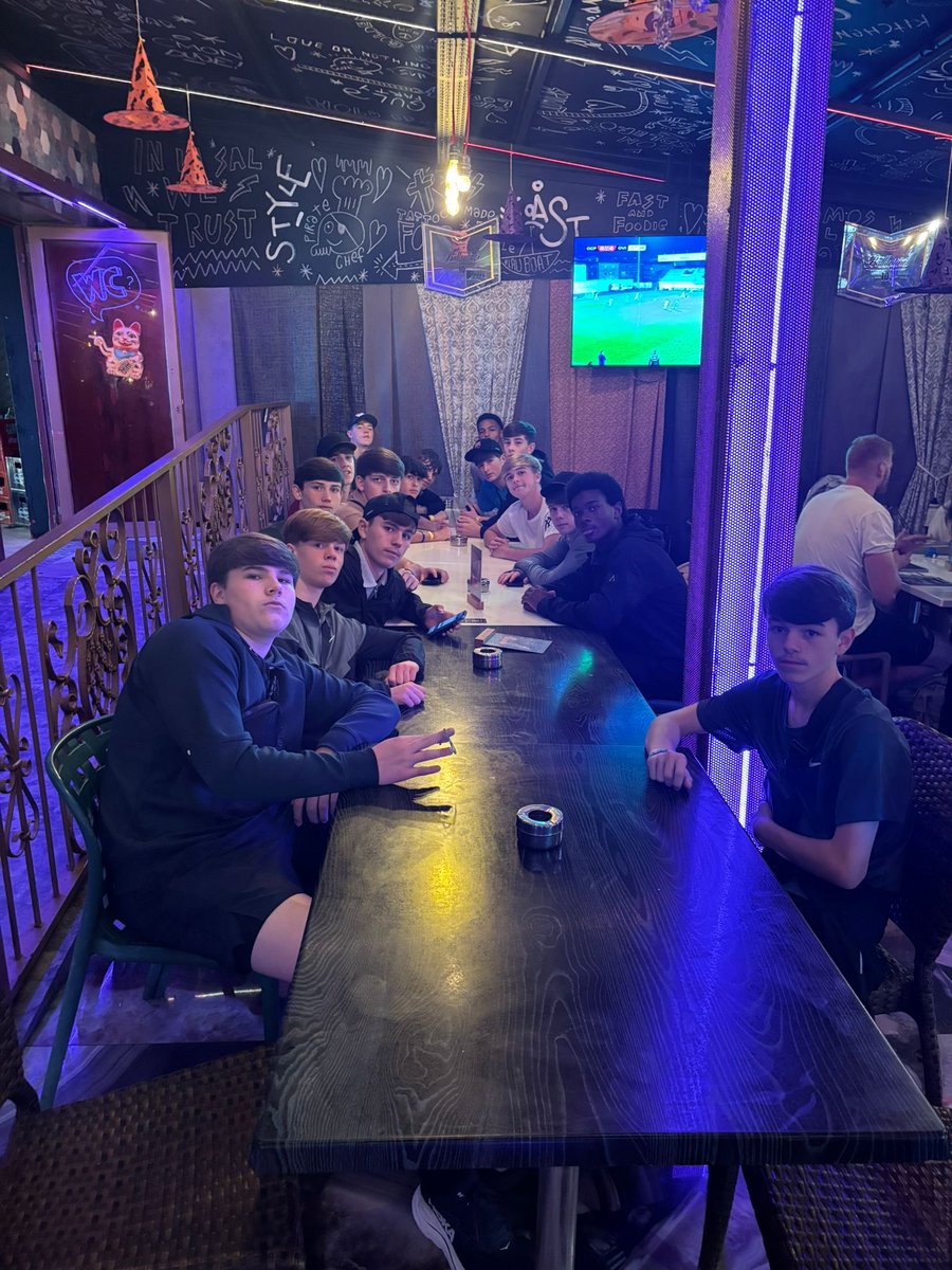 The Best School Team By Far Living It Up In Salou 💙⚽️ UTFD ⚽️