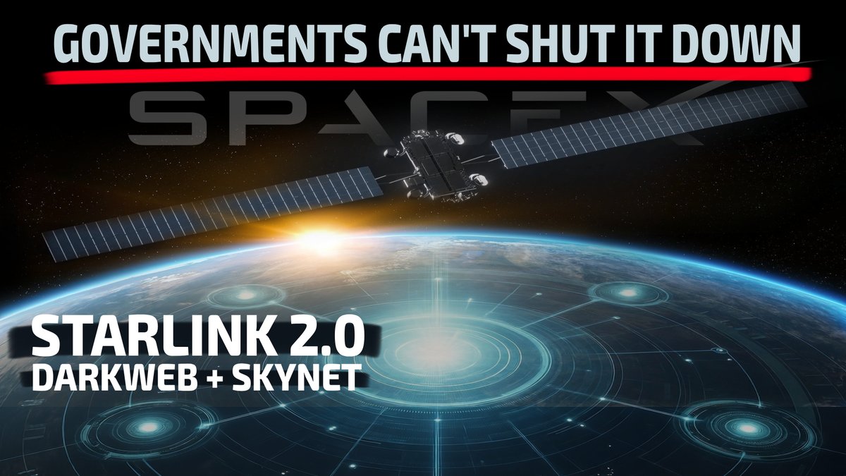 SpaceX Starlink 2.0 A Sky Network Governments Can’t Shut Down #spacex #space #starlink #darkweb #technews youtu.be/FIEZx5IoWFY