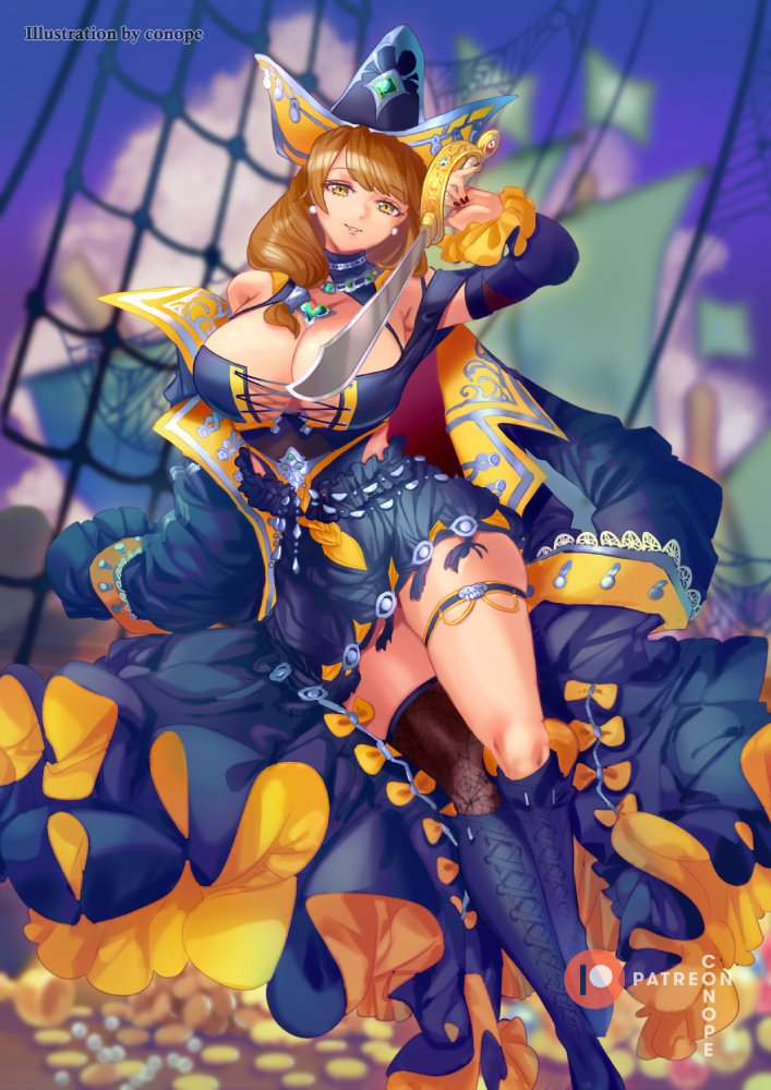 Halloween Goldmary  🎃🦜 I drew for p4tre0n