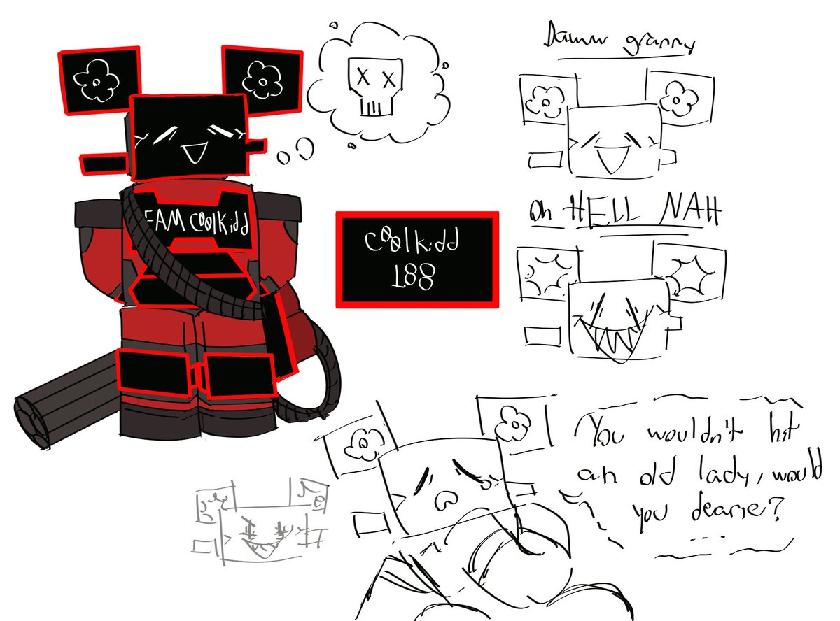 Nvm I redesigned her suit so that it fits more with her looks
#tpc #terminationprotocol #C00LKIDD #ROBLOX