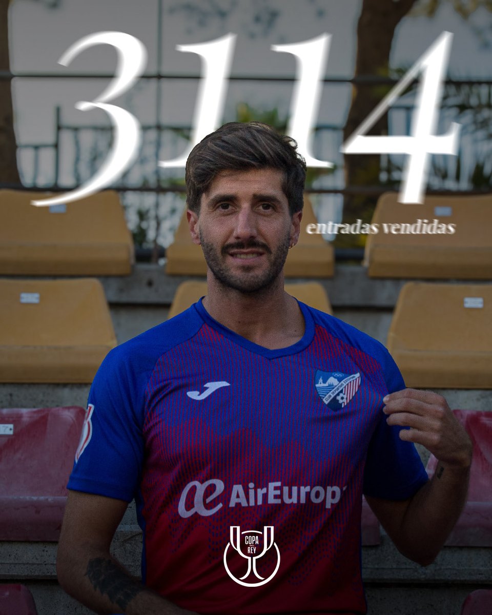 🙌🏻 ¡Ya son 𝟯𝟭𝟭𝟰 las personas que vivirán la #CopaDelRey en el Francisco Muñoz Pérez el próximo jueves!

Recuerda que aún puedes comprar las últimas entradas en …deportivoestepona.compralaentrada.com/eventos/17542/… 🎟️

#EsteponaMálaga
#LaCopaMola