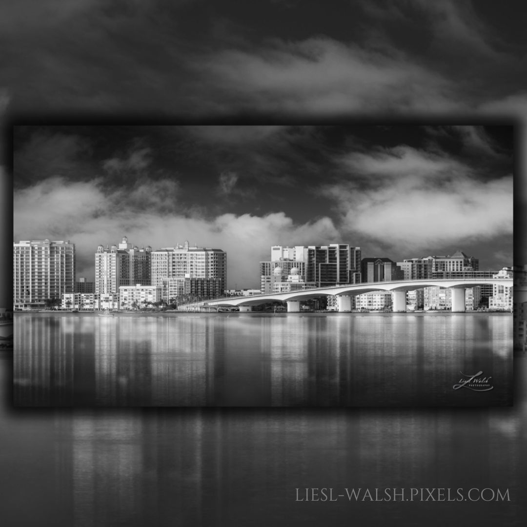 LieslWalsh's tweet photo. New Release! The #sarasotaskyline in #blackandwhite ~ Museum quality prints available:
https://t.co/N0fOhtoKWK
#cityscapephotography #sarasota #sarasotafl #sarasotabay #ringlingbridge #birdkey #florida #metalprints #canvasprints #gulfcoast #bnwpics https://t.co/0Vvlznbc37