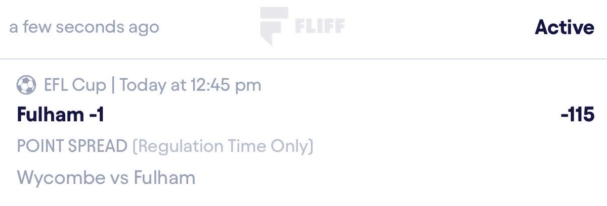 PopsPickss's tweet photo. ⚜️FREE PLAY 10/28⚜️

• Fulham -1 spread vs Wycombe 

Don’t miss out on free bread! More plays posted on my discord server (link in bio)!

#PrizePicks #UnderdogFantasy #discord #sleeper #Fliff #sportsbettingpicks #acmilan #lecce #leccemilan https://t.co/lFTBsP6WMy