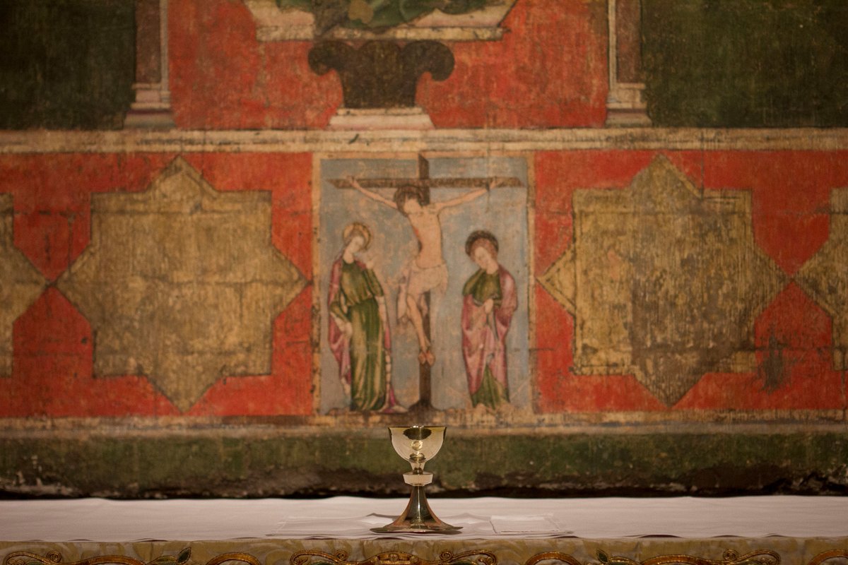 'My eyes are turned toward you, O God, my Lord; in you I seek refuge'
Psalm 141: 8