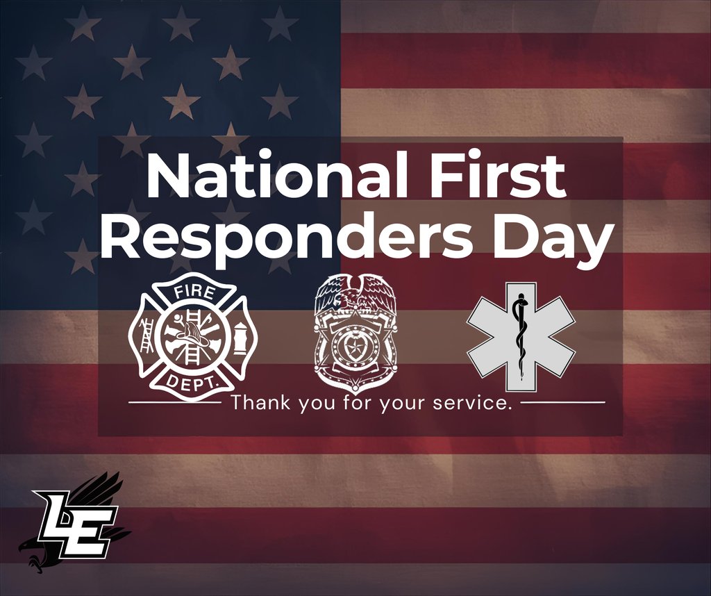 LulingISD's tweet image. Today, on National First Responders Day, we pause to honor the brave men and women who protect and serve our community every day. 

Luling ISD thanks you for always answering the call. 💚
