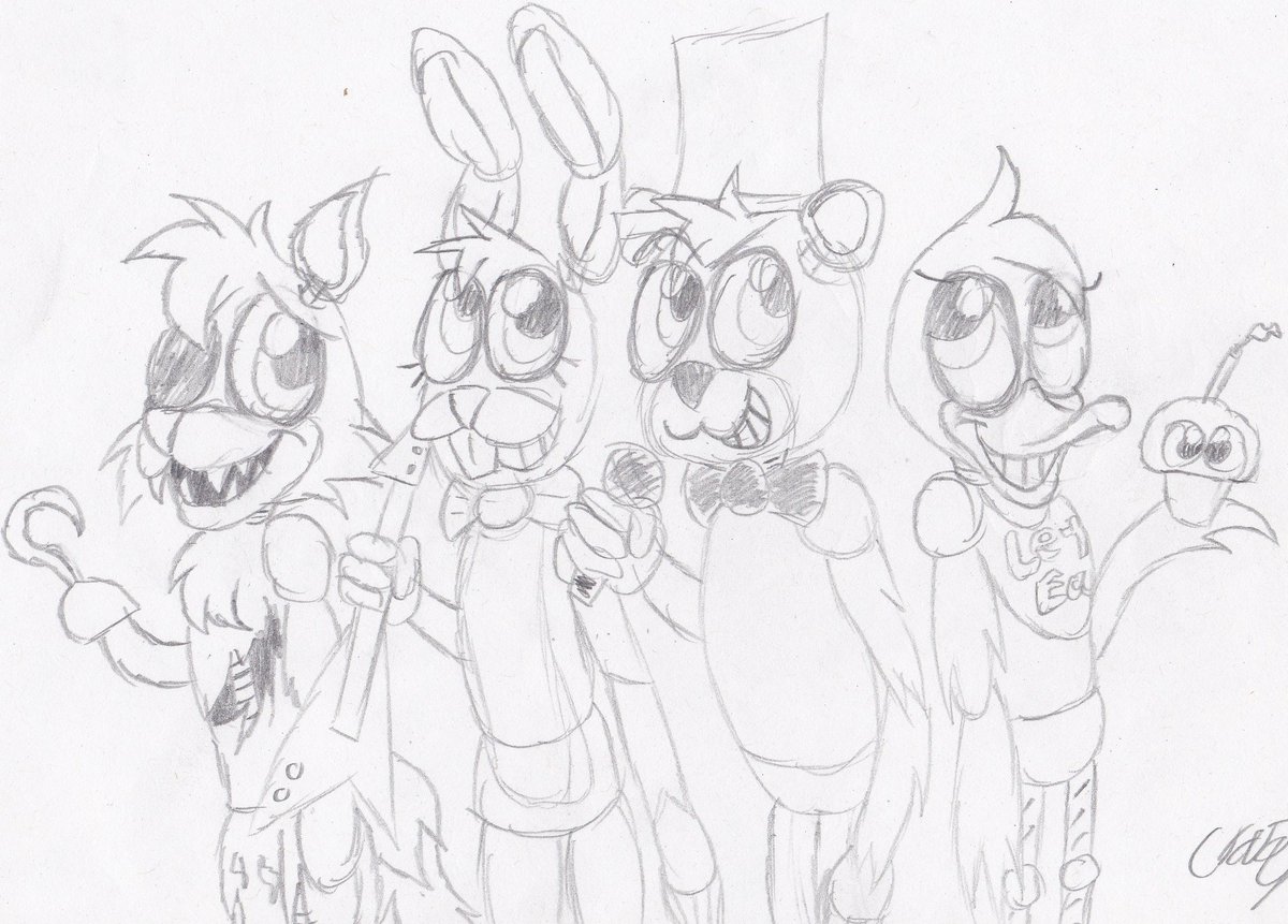 Five Nights at Freddy's
A Classic Reimanaging of a Sketch I did 10 years ago! Always had a Soft spot for this franchise.
©CrazyBA

#art #artwork #illustration #ArtistOnTwitter #sketch #artmoots #digitalart #イラスト #traditionalart #fnaf #fivenightsatfreddy  #fnafart #fanart