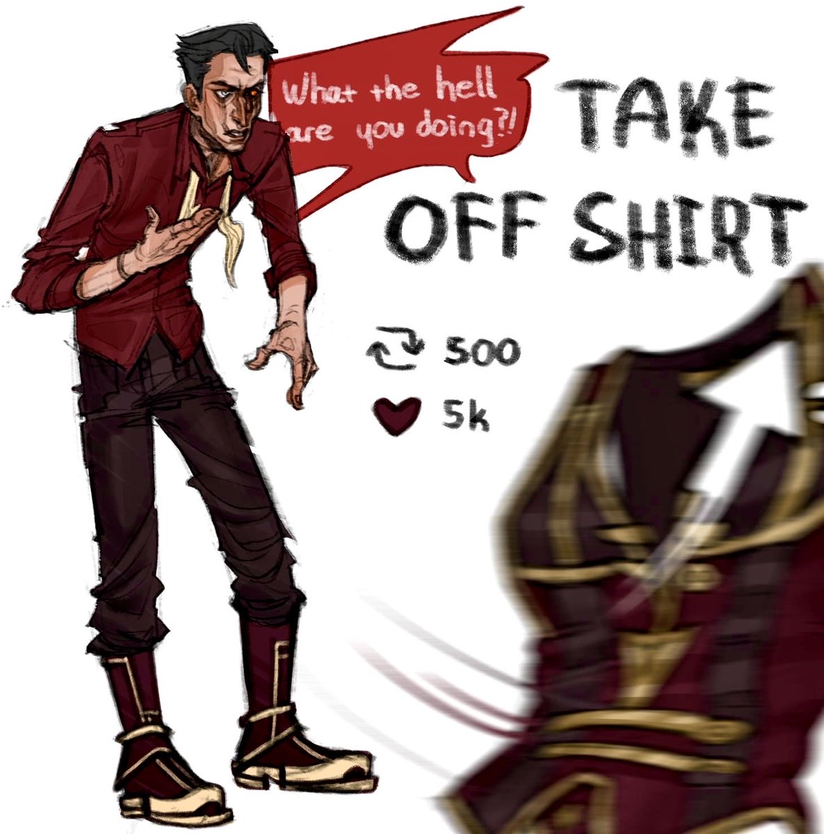 I liked that 😈

#zaundad #arcane #arcanefanart #silcofanart #Arcane #Silco #zaun #stripgame #silcostripgame #oldman