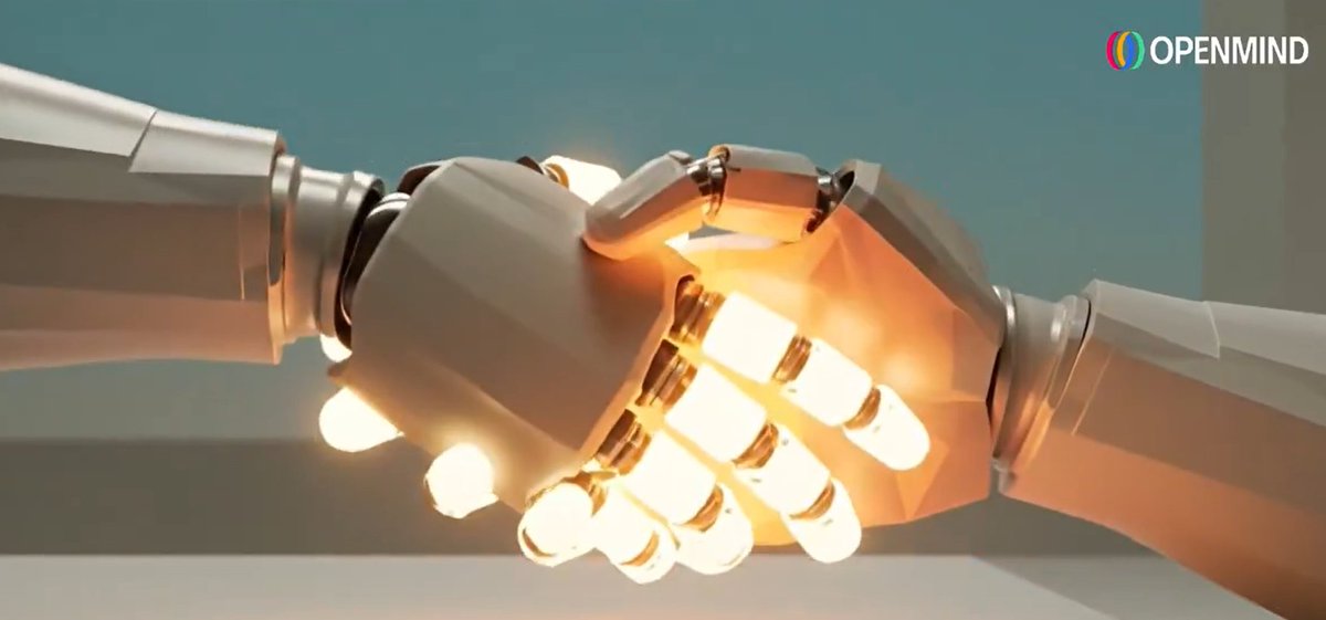 OpenMind with Smart Robots 🤖 

<a href="/openmind_agi/">OpenMind</a> empowers the collective intelligence of robots with a decentralized structure. Collaboration between smart machines becomes the key to the future.

✅ Machine Collaboration Layer  

Fabric provides secure and decentralized