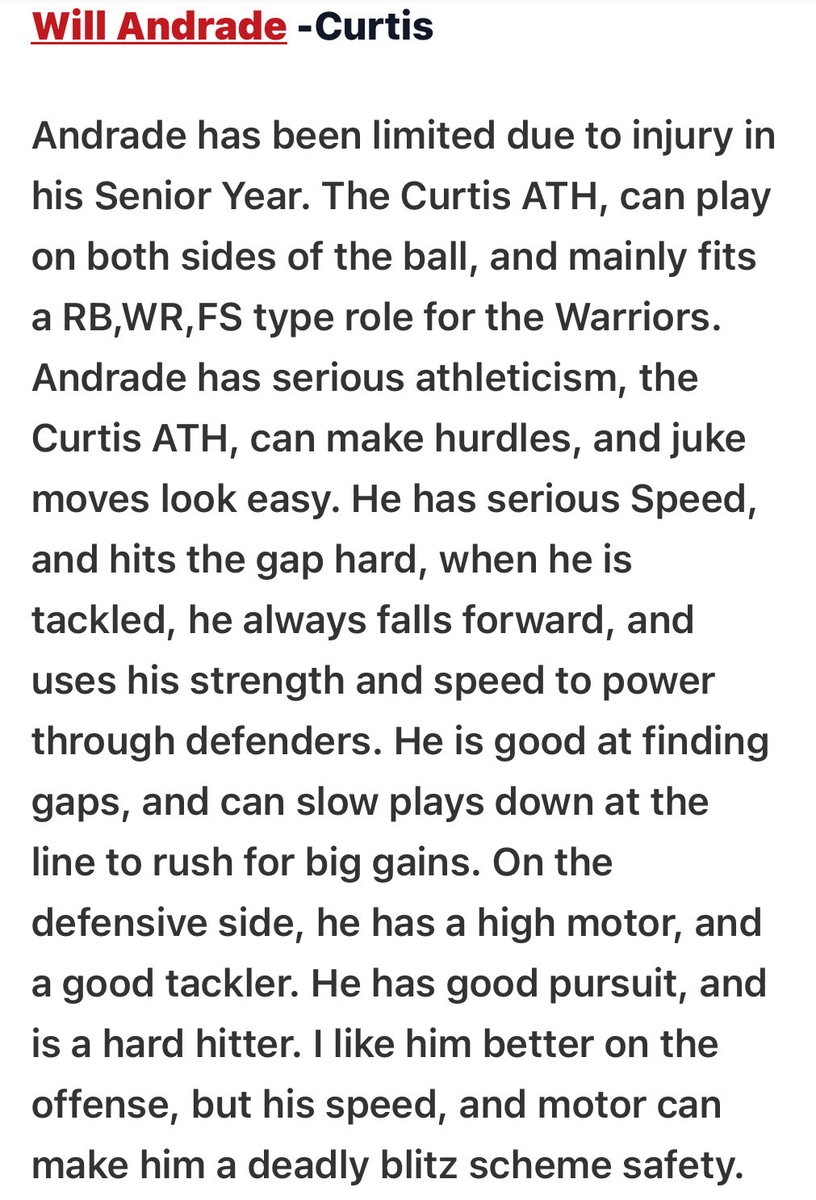 Appreciate the write up.
Grateful to be back healthy and looking forward to finishing whats left of my HS career leaving it all out on the field. Look forward to what the next level has in store for me. 
<a href="/PRZcory/">Cory Lemer</a> <a href="/PrepRedzoneNY/">Prep Redzone New York</a> . 
<a href="/gambo3241/">Coach Gam8o</a>