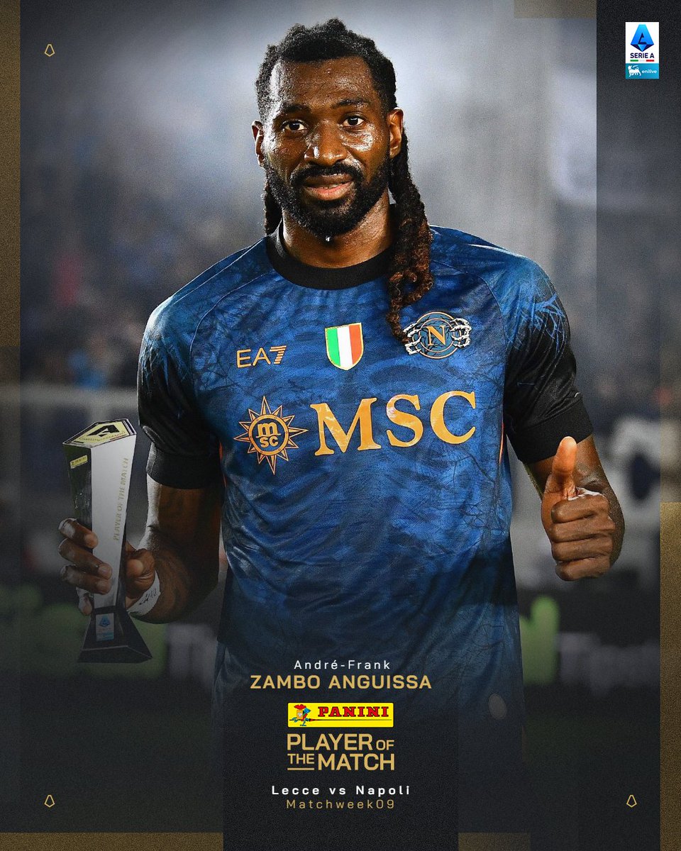 Matchwinner e Panini player of the match di #LecceNapoli per Anguissa 🏆