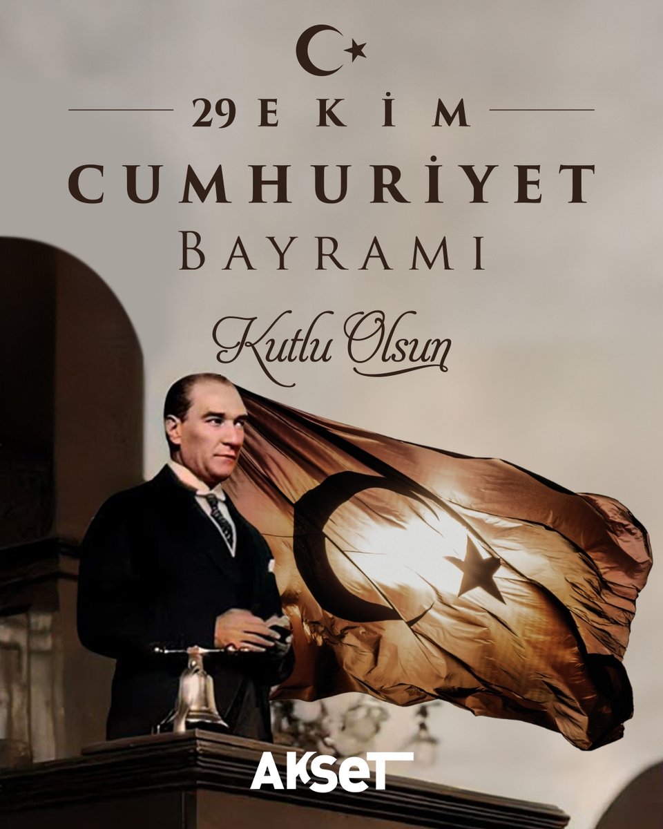 akset42's tweet photo. Bizim için en güzel emanet cumhuriyet.🇹🇷
Şanlı cumhuriyetimizin kuruluş yıl dönümünde başta Gazi Mustafa Kemal Atatürk olmak üzere emeği geçen herkese sonsuz teşekkürler.
Yaşasın Cumhuriyet! https://t.co/3NEQeyh7tS