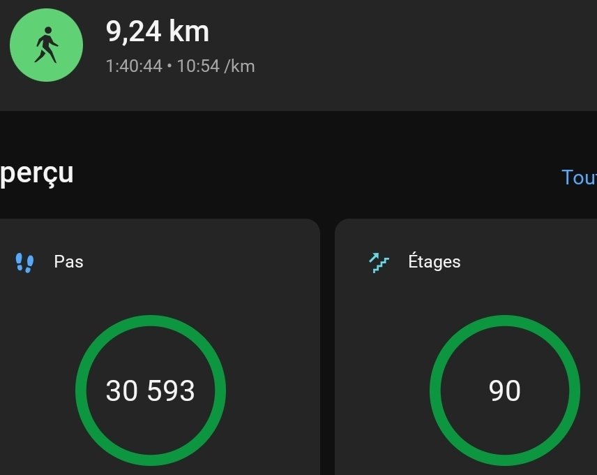Mes pas et activités du jour 💫 <a href="/Lucy51602801/">Lucy coco</a> <a href="/yoelegicorrer1/">#Yoelegícorrer</a> #YoElegiCorrer #garmin #fenix7xSolar #sportludo @garminfrance @garmin #maigrir #sport #instafitness #athlete #marche #marcheur #courreur #instamood #yoelegicorrer #fitness #fit <a href="/yoelegicorrer/">#ElegiCorrer</a> #semimarathon
